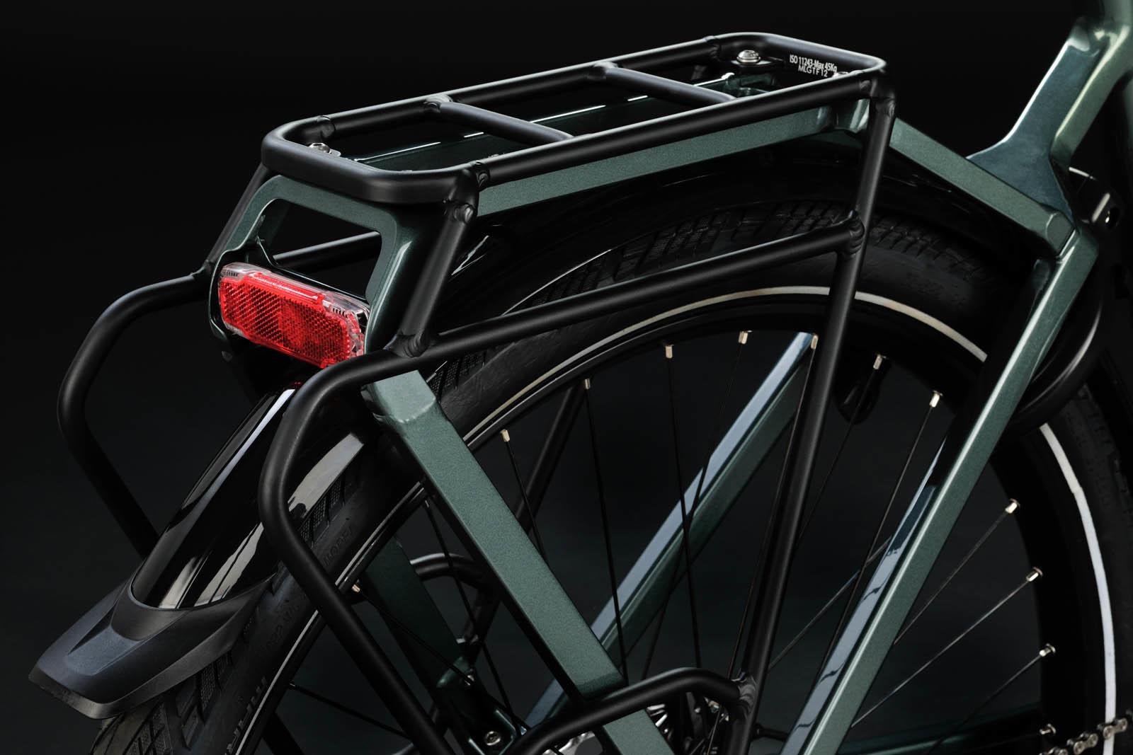 Trekking fiets bagagedrager